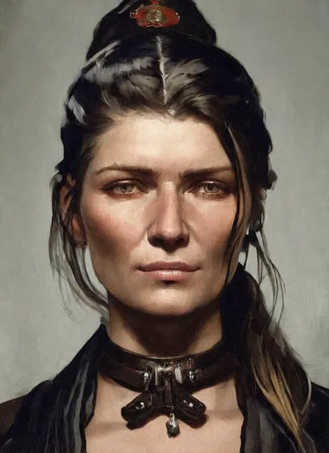 modelshoot style, a portrait of sks woman coal miner in 19th century, beautiful painting with highly detailed face by greg rutkowski and magali villanueve, <lora:locon_ivana_v1_from_v1_64_32:1.3>