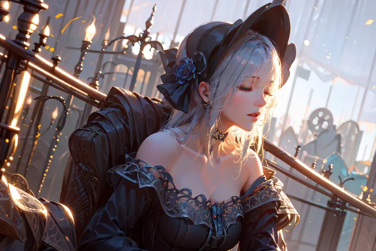 a terrifying undead lich, a powerful elderly female sorcerer,(beautiful detailed eyes,beautiful detailed lips,extremely detailed eyes and face,longeyelashes), alluring and repulsive, between the illusion of a vital sexy woman and a rotten corpse, inspecting her prisoners (an adventuring of young, vital scantily clad women restrained by magic and chains to her dungeon wall), deciding who to love and devour, dark fantasy, cinematic lighting, dramatic shadows, moody atmosphere, highly detailed, intricate, masterpiece,4k,8k,highres,ultra-detailed,(realistic,photorealistic,photo-realistic:1.37),HDR,UHD,studio lighting,ultra-fine painting,sharp focus,physically-based rendering,extreme detail description,professional,vivid colors,bokeh,horror,dark,gothic,dramatic
(show her from head to toe, show all of her, show her entire body)