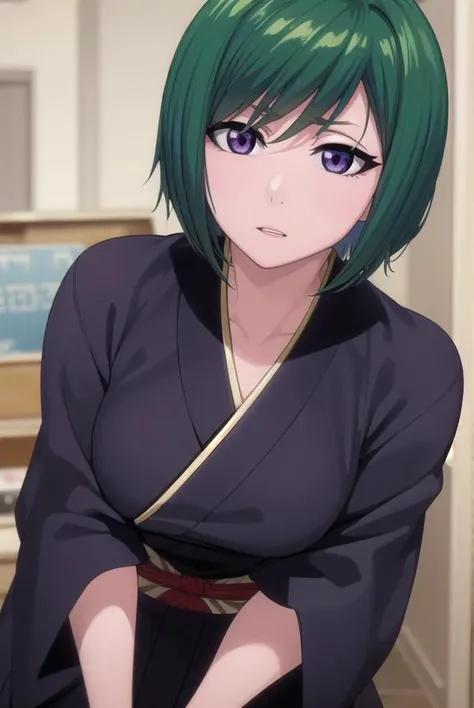 nozomikujo, <lyco:nozomikujo-lyco-nochekaiser:1>,
nozomi, short hair, green hair, (purple eyes:1.1),
BREAK nozomishinigami, japanese clothes, kimono, hakama, black kimono, black hakama,
BREAK looking at viewer, full body,
BREAK outdoors, night,
BREAK <lyco:GoodHands-beta2:1>, (masterpiece:1.2), best quality, high resolution, unity 8k wallpaper, (illustration:0.8), (beautiful detailed eyes:1.6), extremely detailed face, perfect lighting, extremely detailed CG, (perfect hands, perfect anatomy),