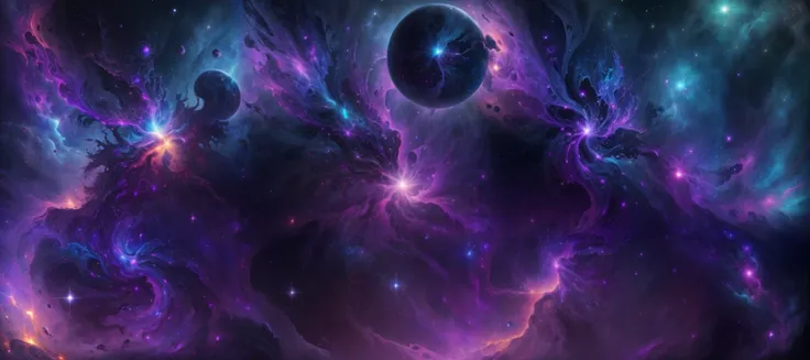 <lora:PAseerDreamPlanetV1:0.3> many PLANETS, Wallpaper, (Rich vibrant Blue:1.6 hues), (Purple and blue colors), (high contrast):1.5, (8k space wallpaper):1.4, gorgeous planets in space, (beautifully color-graded):1.2 ( wimmelbilder) fractal energy waves propagate from the spins of the electrons of the atom, galactic pillars of creation, epic realistic, hdr, intricate details, intricate, cinematic, detailed, raytraced render and digital painting of spectacular astrology, cosmic entities, celestial, cosmic, ornate, vibrant and vivid, darkness, bright, heavenly, elegant, swirls, cosmic nebula, nebula threads, twirling, billowing, cinematic,unrealistic, hdr, 4 k, artstation, cgsociety, magical, mystical, mystifying, hyperrealistic, bokeh, STAR, NEBULAE, GALAXY, <lora:PAseerCosmicNebulae:0.3> PAseerCosmicNebulae ( cinematic , ue5, (masterpiece, best quality, high quality, highres), vivid colors), 8k paint pour,, new_acid_fluid, acid fluid, liquid paint pour, <lora:kVoidEnergy-000001:0.6> abstract v0id3nergy paint pour, <lora:NEW_acid_fluid_lora:0.3> <lora:MarblingAI:0.2> marblingai, green:1.8,