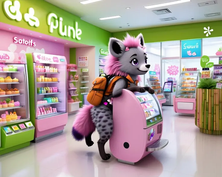 purple eyes fursona, a fluffy brown in a tutu running around, (hyenas:1.2) in a technology store selling phones. <lora:AeroXL-000325:0.6> dewlap a green globe with leaves and water drops on a pedestal beautiful ui ui card clean kawaii floral wearing a backpack Christmas Green nature TECHNOLOGY with fish cute, very detailed wide shot photo date architecture Cotton Candy Pink Agreeable Gray swirls reddish (escalator stairs of glass:1.2) a large fountain in the middle (punk rock:1.2) edgy and cool big open bamboo colorful fridge frozen yogurt shop many foxes, chairs bakery, Cookies kawaii cherry blossoms orange multiple on a bunch by the swirl talking to the clerk