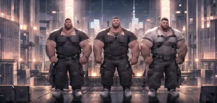 Best quality, masterpiece, ultra high res, detailed background, game_cg, from above, full body, full shot, wide shot,
muscular male, mature male, bara stocky, thick arms, thick thighs,
In the night, sunny day,in the city, manhattan,empire state building top, cyberpunk city, neon lights, pink and blue neon lights,(billboard:1.2),,future style,cyberpunk city,
35 years old ,very short hair,(white socks:1.1),(bara:1),
<lora:Baralora:0.3> <lora:last:0.5> <lora:Hyper Pecs:0.3> <lora:cbp:0.4> <lora:Elixir:1>lora:AntimatterTech:0.6>,<lyco:GoodHands-beta2:1>, <lyco:NiJiMale_V1:0.6>, <lora:dsharp3:1>