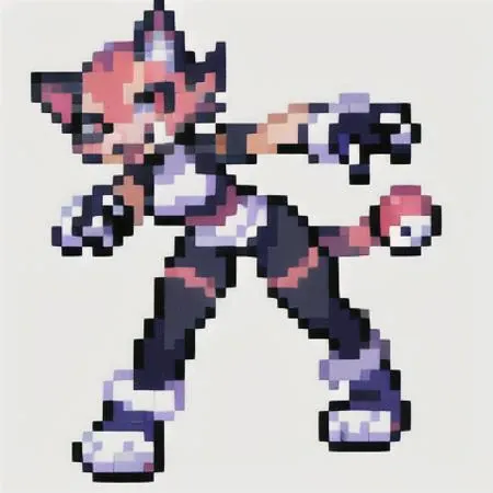 (masterpiece, top quality, best quality), pixel,pixel art,1werewolf,silver fur,full body