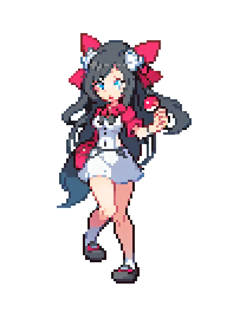 ((best quality)), ((highly detailed)), masterpiece, absurdres, detailed face, beautiful face, (detailed eyes, deep eyes), (1girl), from behind, looking back, pov, innocent, wide eyes, big eyes, cute, breasts, white sundress, maxi skirt, (outside, at a train station, midday), <lora:pk_trainer768_V1:.8>, gen1