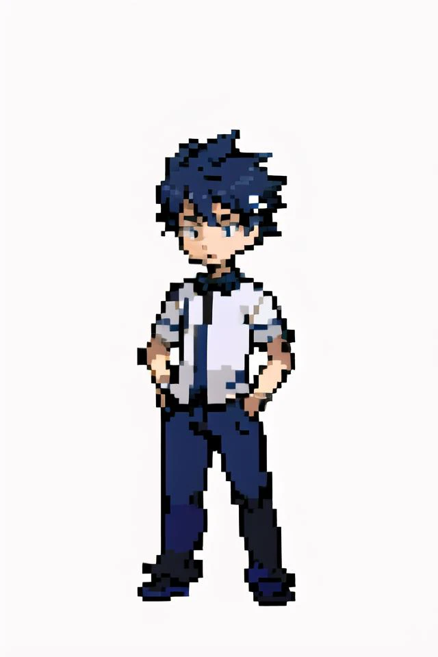1boy, standing, (best quality, masterpiece), simple background , <lora:pksp_trainer_V1:1.0>, gen6,