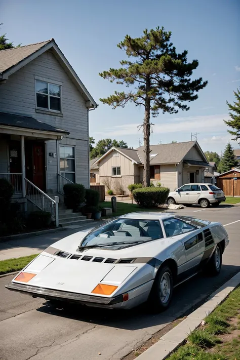 Photo of a Dome Zero car in a quiet neighborhood.
<lora:d0m3z3r0:1.0>