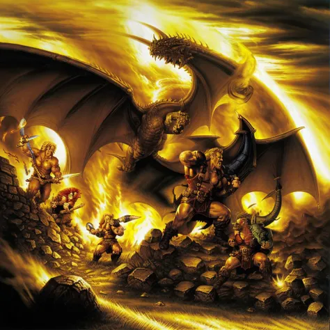 Duke Nukem fighting an orc,dragonlance, <lora:dukeNukemLORA_v1:0.8>