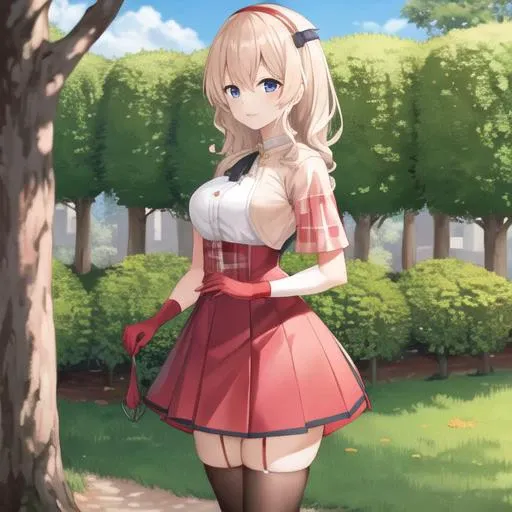 masterpiece, absurdres, best quality, ultra detailed, high Resolution, detailed illustration, extremely beautiful detailed face and eyes, Delicate beautiful face, bright colour, 1girl, cute face, magenta eyes, sparkling eyes, big eyes, medium breasts, (perky breasts:1.1), (pointy breasts:1.1), medium hips, glamorous body, white skin, happy, BREAK, long bob cut, (blonde hair:0.8), messy hair, detailed hair, shiny hair, BREAK cardigan, tiny ribbon, real world, natural lights, perfect lighting, outdoor, from below,