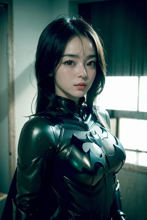 (masterpiece), best quality, perfect face,1girl, the batman armor suit, <lora:hello_rina-02:1>