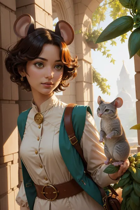 1girl, elegant Abstract, Rule of Thirds, top-down view of a Naturecore Steampunk strong Sri Lankan ([Tom Hiddleston:Basil from The Great Mouse Detective:1]:1.3) Fisherman, - Turkish Angora Cat hybrid, ð, he is feeling very grateful, Basil is dressed in his [Futuristic|Regency] casual outfit, The casual outfit is Cyborg, he has Wanderlust hair, he has a [Varied|Textile] Qing Dynasty Mauve Backpack, Signature Pores, from inside of a Unexpected The Holy Grail, Orange jungle with Yew, Raining, FOV 90 degrees, Realistic, Hopeful, surreal, Stonepunk, volumetric lighting, telephoto lens, Low Contrast, DayGlo orange flakes, underpainting, detailed face, perfect skin, arthouse, extremely hyper aesthetic