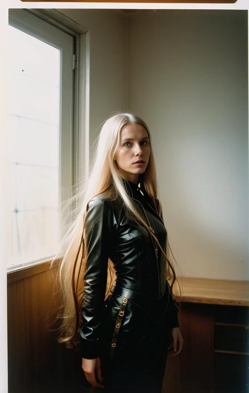 ((analog photo:1.2),((dynamic pose:1.2),(dynamic camera),(unique clothing 27 yo Latvian woman with human skin texture and long flowing hair)(golden hour, high quality, film grain ISO 400), (natural colors, correct white balance, color correction, dehaze,clarity), ,(skin texture)Slightly surreal photo)BREAK[creative consciousnes], (profound psychological meaning)BREAK ([esoteric clues]), ((liminal space))BREAK [expert photographer photo], [wide angle lens medium format camera] <lora:BetterHands:1> <lora:HDhelper:0.5>