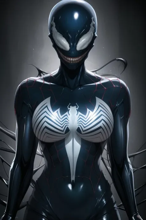 masterpiece, best quality, CG, wallpaper, HDR, high quality, high-definition, extremely detailed, venom,