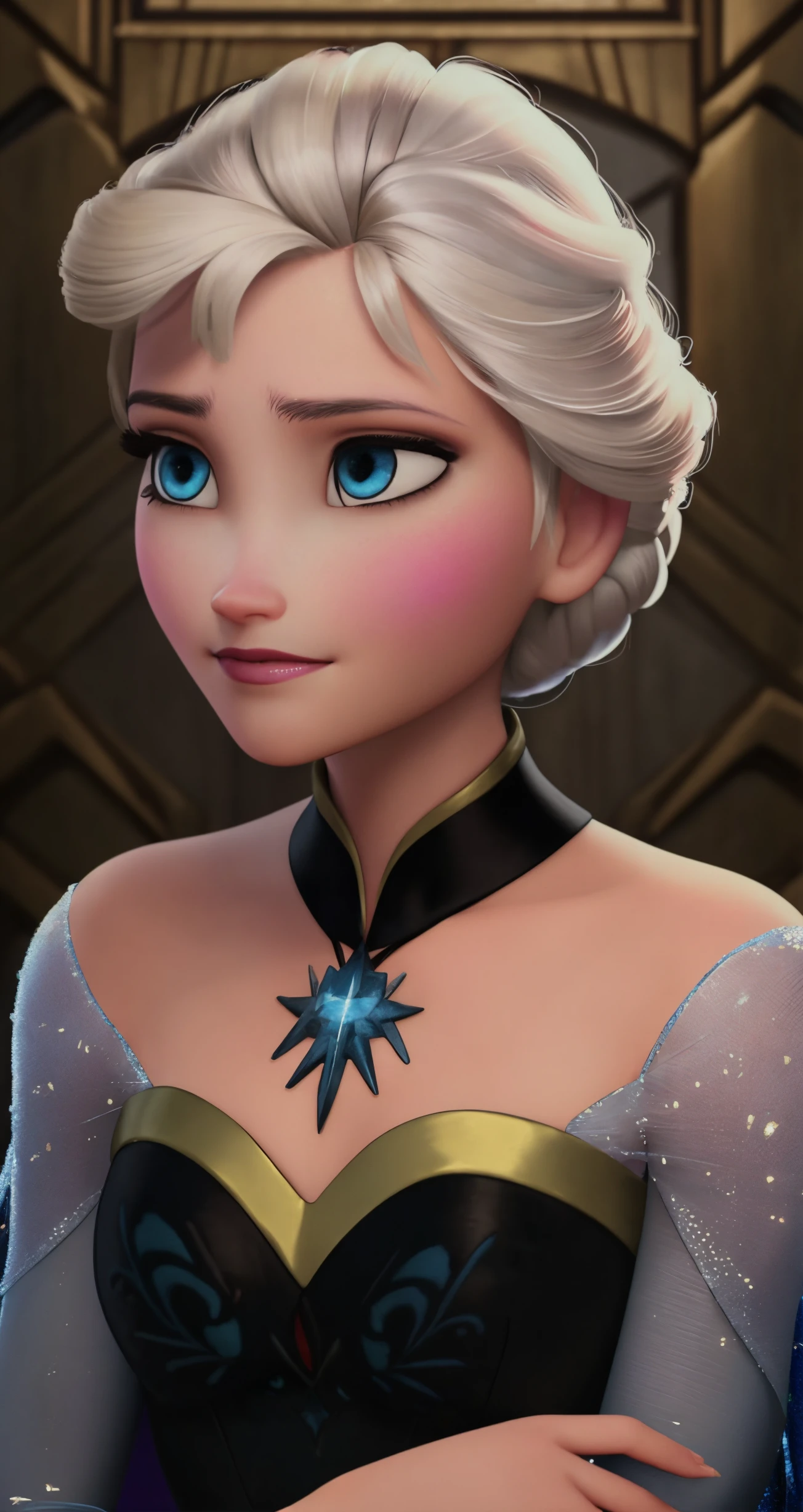 woman, solo, blonde hair, dark brown eyes, chemist,
middle shot, elsa frozen, white hair, blue eyes,
depth of field,
masterpiece, professional, high quality, beautiful, amazing, cyberpunk, Flickr, changpao, long hair,
masterpiece, highres, 4k, detailed background, illuminated, (icy:0.8), by William Hogarth, by J.C. Leyendecker,