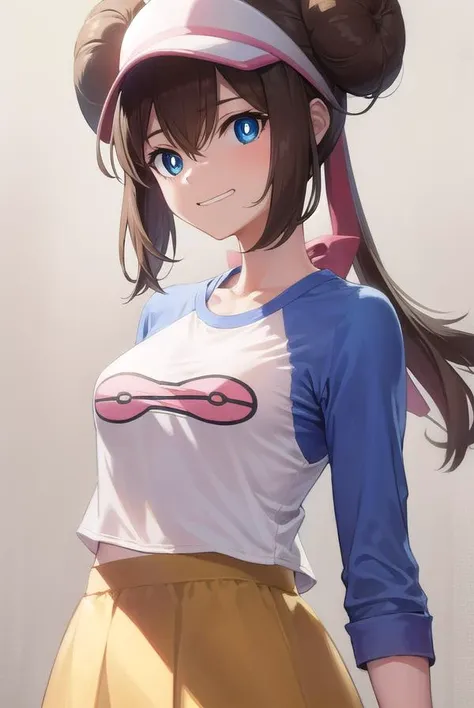 rosa, <lyco:rosa-lyco-nochekaiser:1>,
rosa, brown hair, double bun, doughnut hair bun, hair bun, blue eyes, hair between eyes, twintails, (small breasts:1.2), <lora:talkmouth_I_v100:1>,
BREAK pantyhose, pantyhose under shorts, raglan sleeves, skirt, yellow skirt, white shirt, blue sleeves, long sleeves, visor cap,
BREAK looking at viewer, upper body, fully body,
BREAK outdoors,
BREAK <lyco:GoodHands-beta2:1>, (masterpiece:1.2), best quality, high resolution, unity 8k wallpaper, (illustration:0.8), (beautiful detailed eyes:1.6), extremely detailed face, perfect lighting, extremely detailed CG, (perfect hands, perfect anatomy),