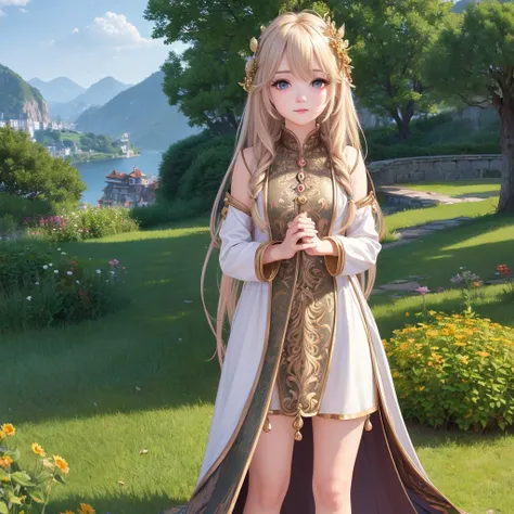 ((master piece)), (extremely detailed CG unity 8k wallpaper),best quality, illustration, beautiful detailed eyes, beautiful detailed hair, very_long_hair, 1girl, nahida, city, sea <lora:nahidaGenshinImpact_V10:0.5>