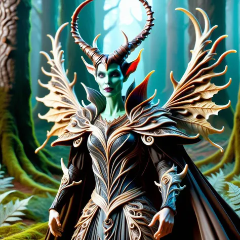 hyper detailed masterpiece, dynamic, awesome quality,cofzee erlking, tall regal ghostly figure, elegant ethereal appearance elaborate forest inspired clothing, crown made of leaves and branches,antlers, distinctive captivating eyes, linked with forests and nature spirits, connection to the wild hunt, linked with spirits of the forest, snug,beaches,crepuscular,technical challenges,hip,maleficent,thermosphere,nonsensical, <lora:cofzee:0.7> <lora:DonMC0ff33Ch0c_XL-000006:0.65> DonMC0ff33Ch0c