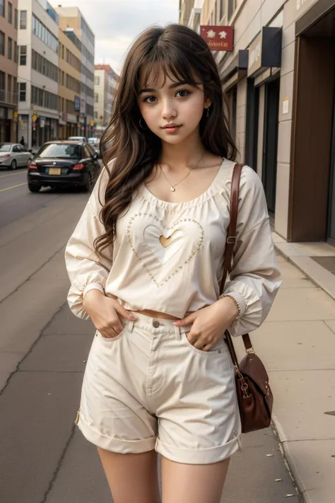 1girl, "In the symphony of forgiveness, wounds heal, bridging divides and opening hearts to new beginnings.", it is very Tangible and Frustrated, in a casual chic outfit, Comfortable, stylish, modern, accessible