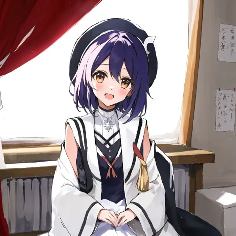 otodama tamako,solo,1girl,<lora:otodama tamako:0.8>,hat