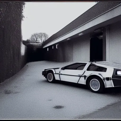 delorean dreamcore style