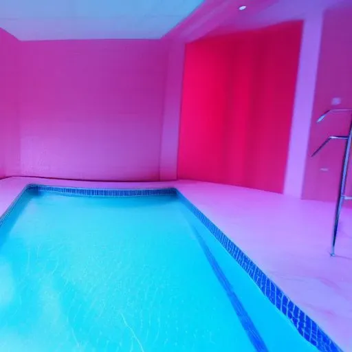 a swimming pool dreamcore style