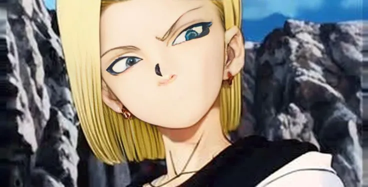 1girl, android_18, blonde_hair, best quality, masterpiece, upper body, woman, blue_eyes, small eyes, mountain background, close-up, closed_mouth, depth_of_field, earrings, small rose, small month, hate eyesight, black eyes shadow, pierced ears, red earrings, abominable, upturned lips, despise, expressionless, jewelry, looking_at_viewer, mountain, short_hair, single_earring, smoke, snow, solo, upper_body