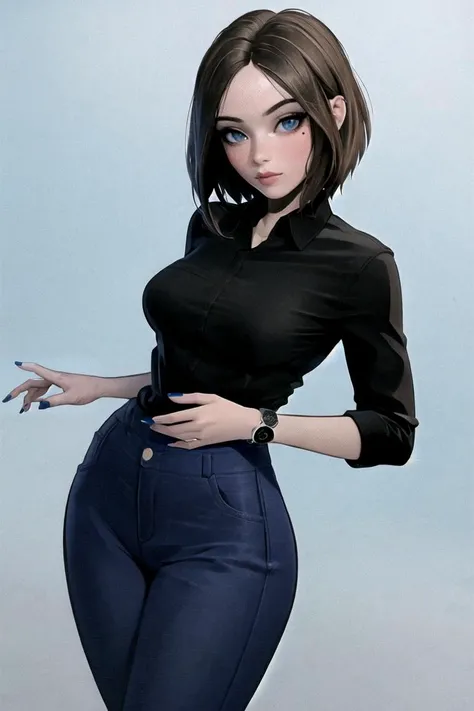 masterpiece, best quality, high quality, highres,looking at viewer,  
ARTSTYLE_VintagePinup_jazy_ownwaifu, www.ownwaifu.com, 
1girl, solo, simple background, pose, 
tattoo,  
<lora:ARTSTYLE_VintagePinup_jazy_ownwaifu-15:0.7> 
MEME_samsung_sam_ownwaifu, www.ownwaifu.com, 
blue eyes, brown hair, short hair, medium hair,  mole under eye, nail polish, blue nails, freckles, lips, breasts, nose, makeup, blush, eyelashes, medium breasts, lipstick, 
black shirt, denim, blue pants, wristwatch, collared shirt, jeans, pants,
<lora:MEME_samsung_sam_ownwaifu-15:0.6> ,