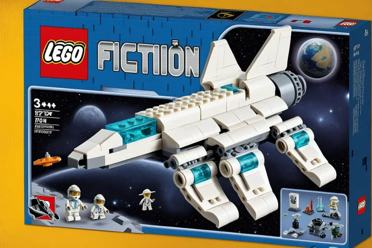 Engineer <lora:L3GO_Box_SDXL:1> lego, science fiction, box,