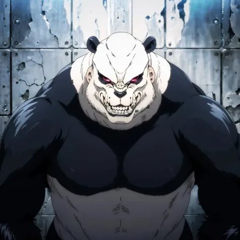 masterpiece,highres,high quality,extremely detailed,solo,
<lora:PandaSenior001:0.7>,
goripan,1gorilla,
upper body,