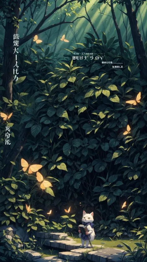 (8k, Best quality, Masterpiece),((magazine cover:1.2)),Super Detail,Petal,forest,Firefly,Particles,Poster,design,3D art,A nice composition.,Surreal,OC render,Complex,details,Ray tracing,Depth of field,Beautiful creative picture,(exquisite text layout:1.2),(large theme text:1.5),haibao,(masterpiece, top quality, best quality, official art, beautiful and aesthetic:1.2),<lora:more_details:1>,