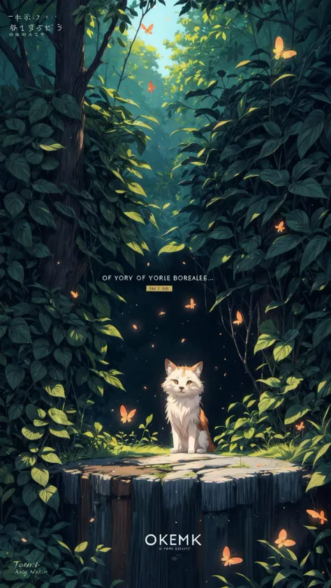 (8k, Best quality, Masterpiece),((magazine cover:1.2)),Super Detail,Petal,forest,Firefly,Particles,Poster,design,3D art,A nice composition.,Surreal,OC render,Complex,details,Ray tracing,Depth of field,Beautiful creative picture,(exquisite text layout:1.2),(large theme text:1.5),haibao,(masterpiece, top quality, best quality, official art, beautiful and aesthetic:1.2),<lora:more_details:1>,