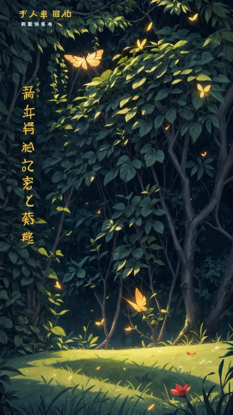 (8k, Best quality, Masterpiece),((magazine cover:1.2)),Super Detail,Petal,forest,Firefly,Particles,Poster,design,3D art,A nice composition.,Surreal,OC render,Complex,details,Ray tracing,Depth of field,Beautiful creative picture,(exquisite text layout:1.2),(large theme text:1.5),haibao,(masterpiece, top quality, best quality, official art, beautiful and aesthetic:1.2),<lora:more_details:1>,