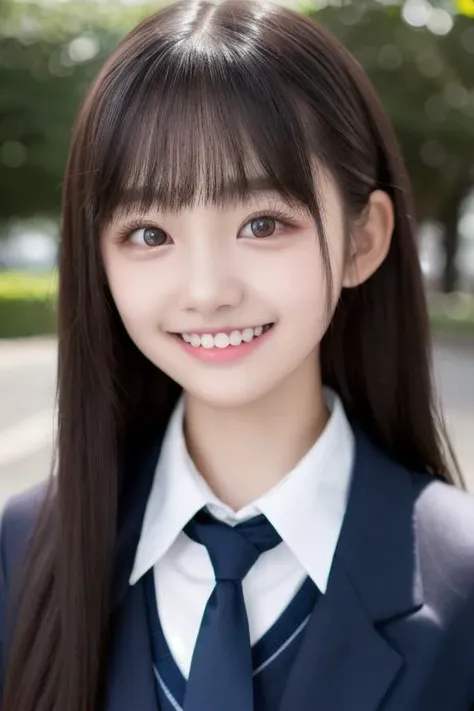 best quality, perfect skin, beautiful detailed eyes, 20 yo, <lora:xiaorouseeu:0.5> school uniform <lora:é¾çV1:0.5> smile, teeth,ziya,
