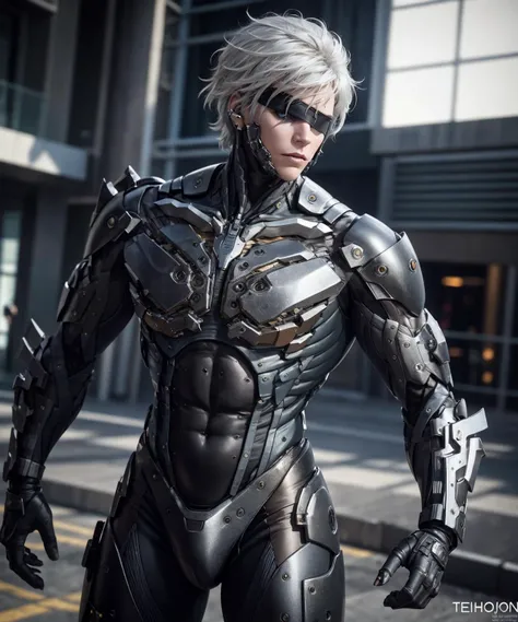 masterpiece, highest quality, photorealistic, scenery, stunning (full body:0.7), photo of european man, shiny, (raiden:1.1), eyepatch, (scifi, futuristic, hi-tech:1.0), white hair, black accent, hologram, high detailed RAW, 8k UHD, looking to the side, focused expression, antitech <lora:AntimatterTech-20:0.2> <lora:RaidenDoguV2:0.8> rkftr_technotrex <lora:rfktrsTechnotrexV10_rfktrsTechnotrexV10:0.1>