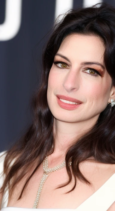 <lora:anne_hathaway_v1.16:1> nnhthwy, (Sharp focus: 1.3), photo, attractive young woman, (beautiful face: 1.3), (smoky eye makeup: 1.0), (plump lips: 1.2), (defined cheekbones: 1.1), (medium breasts: 1.0), (toned legs: 1.2), (long, curly hair: 1.3), wearing (strapless, flowy dress: 1.3) while (dancing in the sunset: 1.3). (Warm lighting: 1.3), shallow depth of field, bokeh, 8K, HDR. by (Annie Leibovitz: 1.3)
