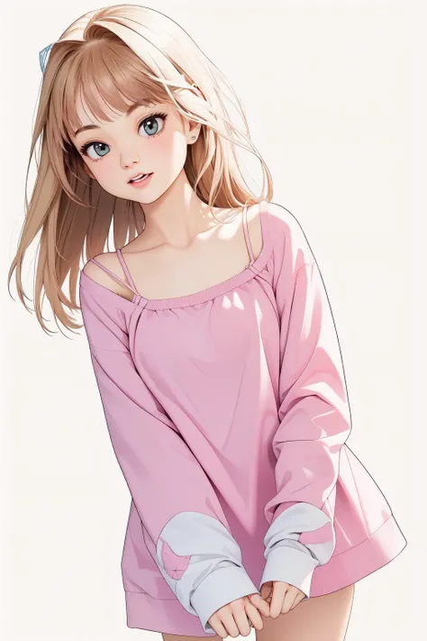 tvLexie_Fox_v1, shirt, long sleeves, upper body