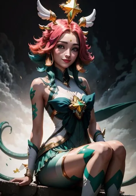 <lora:star_guardian_Neeko:0.8>, star_guardian_Neeko, solo, smile,, (masterpiece, best quality, absurdres, detailed, ultra-detailed:1.3)