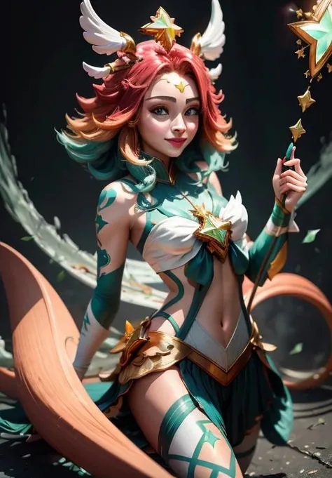 <lora:star_guardian_Neeko:0.8>, star_guardian_Neeko, solo, smile,, (masterpiece, best quality, absurdres, detailed, ultra-detailed:1.3)