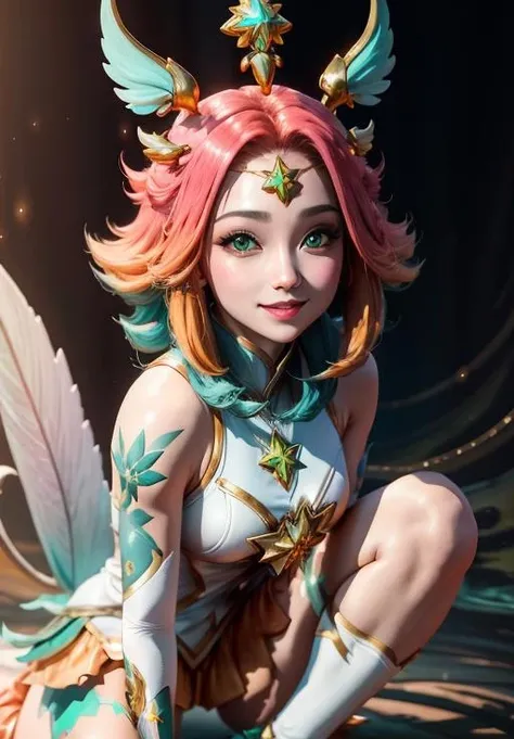 <lora:star_guardian_Neeko:0.8>, star_guardian_Neeko, solo, smile,, (masterpiece, best quality, absurdres, detailed, ultra-detailed:1.3)