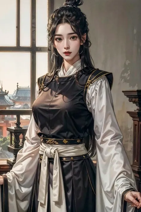 best quality,masterpiece,highres,original,extremely detailed wallpaper,perfect lighting,extremely detailed CG,<lora:add_detail:0.3>,standing,
<lora:LingWen:0.5>,lingwen,