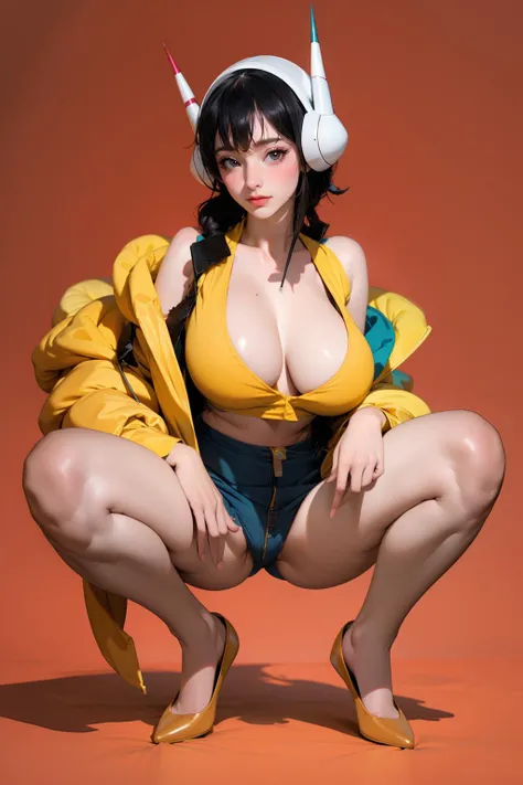 anime girl avec de gros seins posant dans un haut jaune et un jean, séduisante fille d’anime, Ilya Kuvshinov. 4 km, [ Art numérique 4 km ]!!, Style Anime 3D réaliste, Jolie fille d’anime, Artgerme extrêmement détaillé, Oppai, Style anime 4 K, Rendu photo réaliste Anime girl, Anime hyper réaliste, style anime. 8k