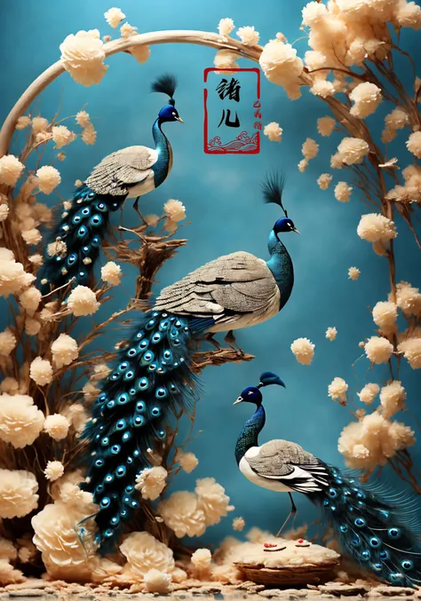 (dramatic, gritty, intense:1.4),masterpiece, best quality, 32k uhd, insane details, intricate details, hyperdetailed, hyper quality, high detail, ultra detailed, Masterpiece, photographyPeacocks
with water, feathers, Peacocksin the style of minimalist stage designs, white square stand in background, realistic landscapes with soft, tonal colors, circular shapes, rendered in cinema4d, minimalistic elements,tabletop photography,
<lora:~Q?hLbdD_q-photography:1>