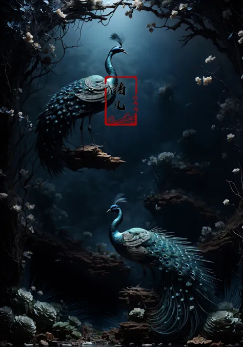(dramatic, gritty, intense:1.4),masterpiece, best quality, 32k uhd, insane details, intricate details, hyperdetailed, hyper quality, high detail, ultra detailed, Masterpiece, photography(Peacocks:1.1)
with water, feathers, Peacocksin the style of minimalist stage designs, white square stand in background, realistic landscapes with soft, tonal colors, circular shapes, rendered in cinema4d, minimalistic elements,tabletop photography,
<lora:~Q?hLbdD_q-photography:1>
