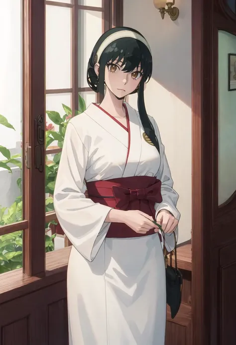 best quality, masterpiece, highres, solo, {yor_briar_spyxfamily:0.90}, {yukata:1.30}, {kimono:1.15}
