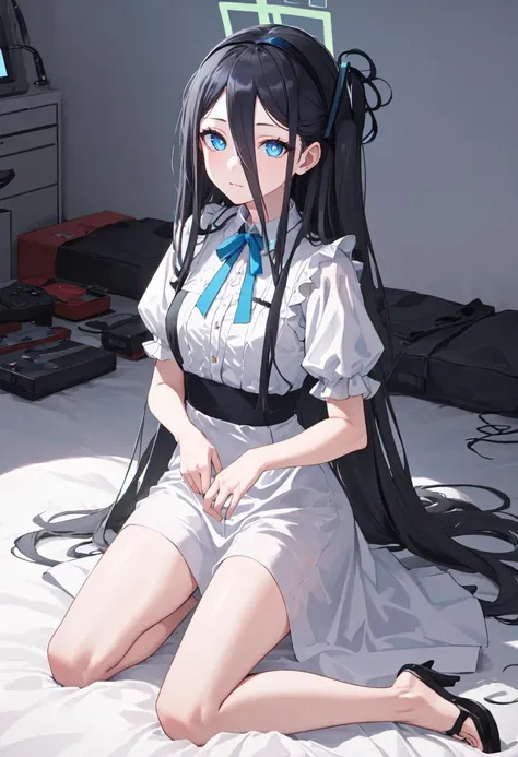 (safe:1.10), best quality, masterpiece, highres, solo, (arisu_bluearchive:1.10), kneeling, kneeling on one knee, on one knee, cowboy shot, looking at viewer, 34 <lora:arisu_bluearchive:0.80>