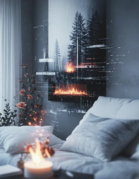 novuschroma79 style cozy study with a fireplace  glitch art photo <lora:novuschroma79 style_light:1.3>, <lora:sdxl_lightning_8step_lora:1>