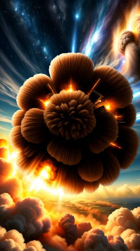 <lora:FluffyStyle:1> FluffyStyle nuclear explosion, epiCRealism