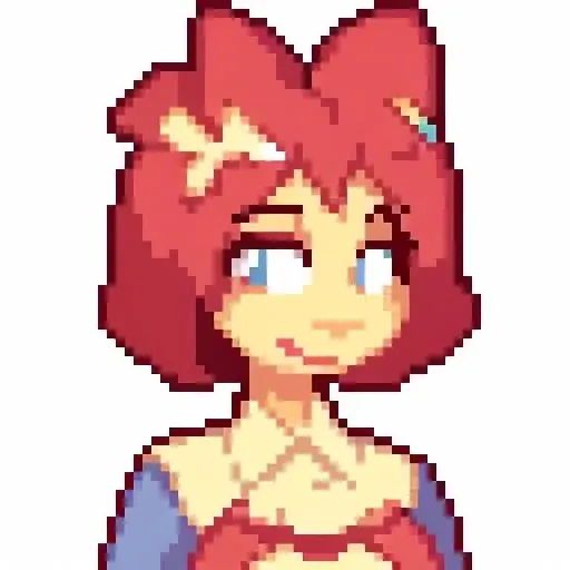 <lora:SillyDiffusion:0.8> (dary:0.6) corsic portrait, in maid dress, silli, mondealy, lowres, pixel art, outline,white background