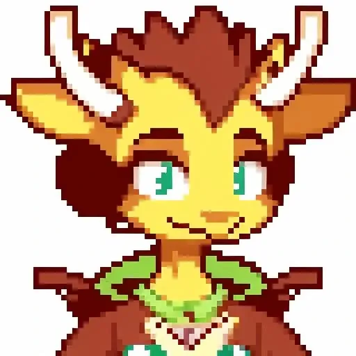 <lora:SillyDiffusion:0.8> (tori:0.6) (deer:0.6) corsic portrait, in maid dress, silli, mondealy, lowres, pixel art, outline,white background
