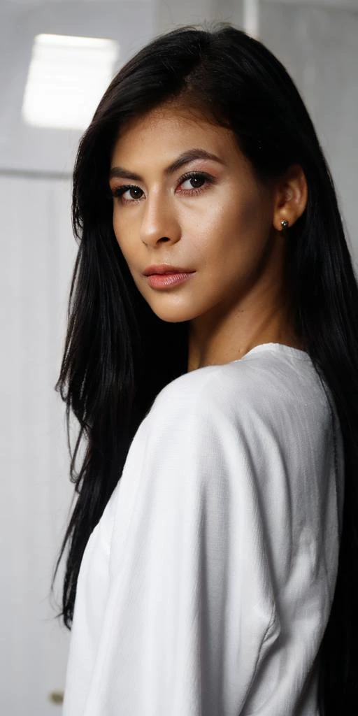 photo of beautiful (heather_vahn:1), a woman with perfect hair, wearing (white clothes:1.1), (standing at the office:1.1), modelshoot style,
(extremely detailed CG unity 8k wallpaper), professional majestic (photography by lee friedlander:1.1), (Fujifilm X-H2S Mirrorless Camera), 24mm, exposure blend, hdr, faded, extremely intricate, High (Detail:1.1), Sharp focus, dramatic, soft cinematic light,
(looking at viewer), (detailed pupils), (upper body),
4k textures, elegant, ((((cinematic look)))), soothing tones, insane details, hyperdetailed, low contrast
<lora:heather_vahn:1>