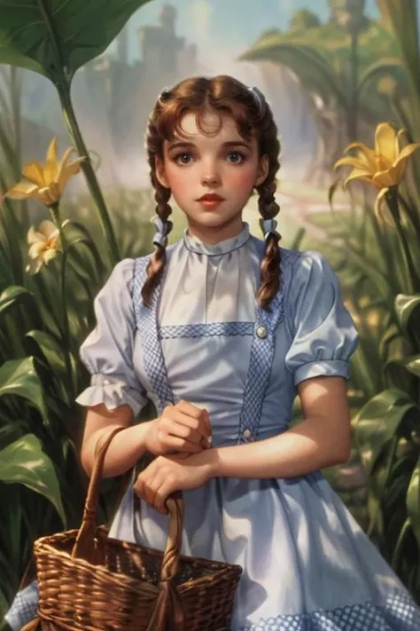 dorothy gale, style wizard of oz,  <lora:Dorothy Gale:0.9>